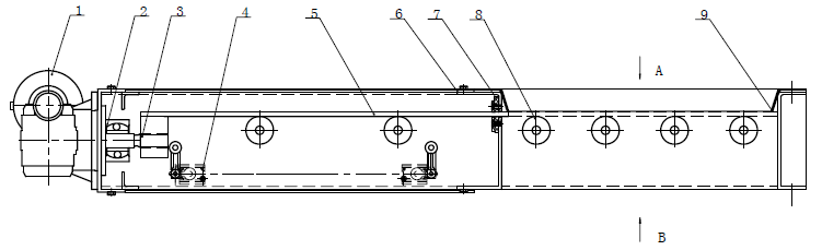 TZMD電動閘門結構示意如圖